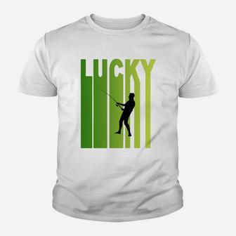 St Patricks Day Lucky Fishing Funny Sport Lovers Gift Youth T-shirt | Crazezy AU