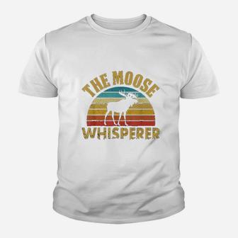 The Moose Whisperer Funny Moose Lover Camper Gift Youth T-shirt | Crazezy DE