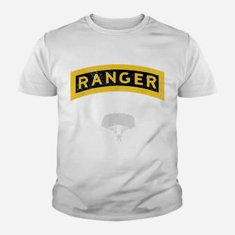 US Army Ranger Airborne Veteran Vintage, Veterans Day Gift Youth T-shirt | Crazezy