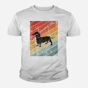 Vintage Weiner Dog Lover Gift Retro Dachshund Youth T-shirt | Crazezy UK
