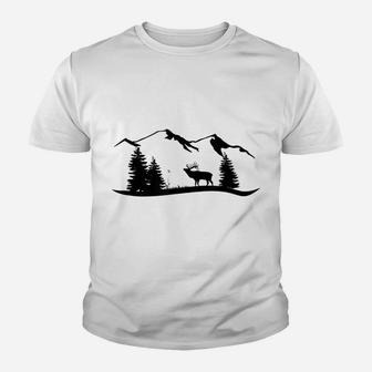 Wild Hunting Outdoors Rocky Mountain Elk Youth T-shirt | Crazezy DE