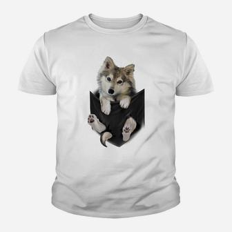 Wolf White Pup In Pocket Wolves Tee Shirt Gifts Youth T-shirt | Crazezy CA