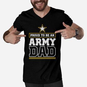 Proud Army Dad Hoodie Proud To Be An Army Dad Men V-Neck Tshirt | Crazezy AU