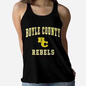 Boyle County High School Rebels C1 Women Flowy Tank | Crazezy