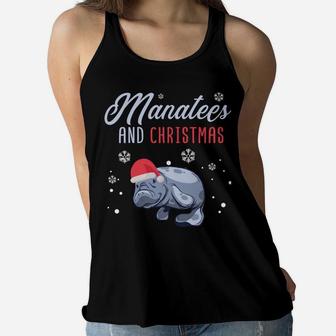 Girls Manatee Christmas Gift Just A Girl Who Loves Manatees Sweatshirt Women Flowy Tank | Crazezy