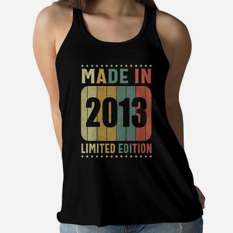 Kids Vintage Made In 2013 T Shirt 6 Years Of Being Awesome Shirt Women Flowy Tank | Crazezy DE