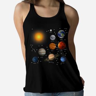 Our Solar System, Science Education,T Shirt Men, Women, Kids Women Flowy Tank | Crazezy AU