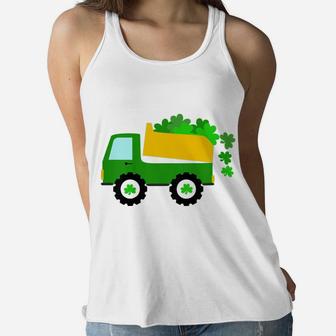 Kids Kids St Patricks Day Shirts, Irish Shamrock Boys Truck Women Flowy Tank | Crazezy UK