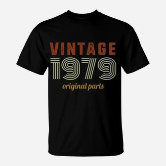 1979 Vintage Retro Men Women 41 Years Old 41St Birthday Gift T-Shirt | Crazezy