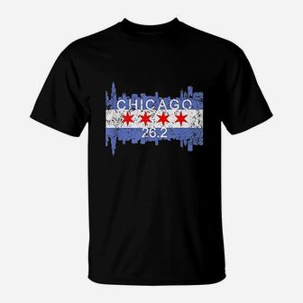 26 Mile Marathon Runner Chicago Running Gift T-Shirt | Crazezy DE