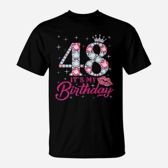 48 It's My Birthday 1973 48Th Birthday Gift Tee For Womens T-Shirt | Crazezy UK