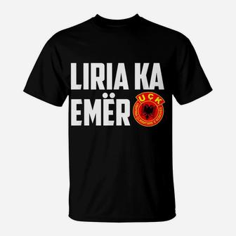 Albanian Kosovo Army Uck Uqk T-Shirt | Crazezy