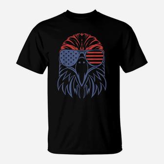 American Bald Eagle Usa Flag Shirt 4Th Of July Eagle Usa T-Shirt | Crazezy