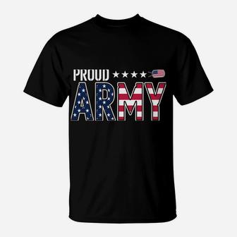American Flag Proud Army Grandpa Sweatshirt T-Shirt | Crazezy