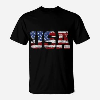 American Flag Usa United States Of America Us 4Th Of July T-Shirt | Crazezy