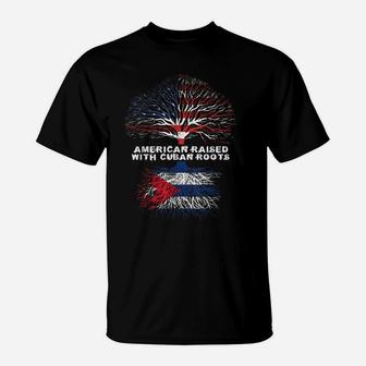American Raised With Cuban Roots Cuba T-Shirt | Crazezy AU