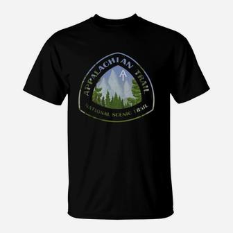 Appalachian National Scenic Trail At Hiker Camping Shirt T-Shirt | Crazezy