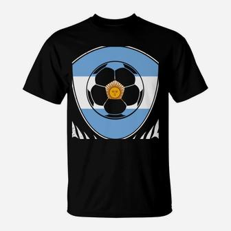 Argentinian Football 2018 Hoodie Argentina Soccer Jersey T-Shirt | Crazezy