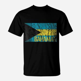 Bahamas Flag Distressed Vintage Bahamian Souvenir T-Shirt | Crazezy AU