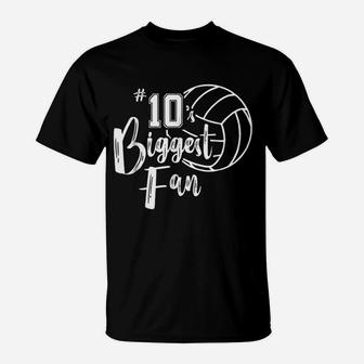Biggest Fan Volleyball Mom Volleyball Dad T-Shirt | Crazezy