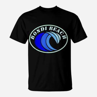 Bondi Beach Retro Australia Souvenir T-Shirt | Crazezy