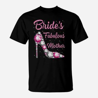 Bride's Fabulous Mother Happy Wedding Marry Vintage Shirt T-Shirt | Crazezy UK
