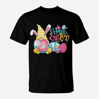 Bunny Gnome Rabbit Eggs Hunting Happy Easter Day Funny Gifts T-Shirt | Crazezy