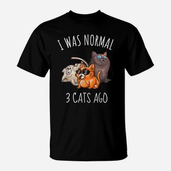 Cat Shirts Women Funny Cat Mom Dad Crazy Cat Lady Gift Shirt T-Shirt | Crazezy