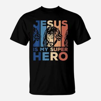Christian Vintage Jesus Is My Superhero T-Shirt | Crazezy