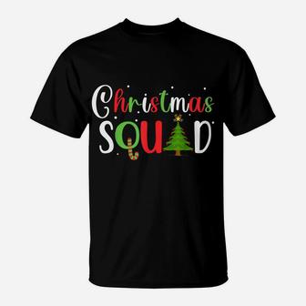 Christmas Squad Funny Xmas Tree Family Matching Pajamas Boys T-Shirt | Crazezy