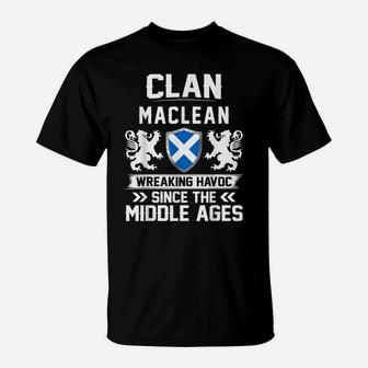 Clan MACLEAN Scottish Family Scotland Mothers Day Fathers T-Shirt | Crazezy DE