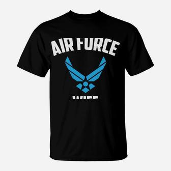 Cool Air Force Wife Gift | Best Proud Veteran Military Women T-Shirt | Crazezy