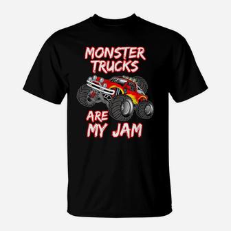 Cool Monster Trucks Are My Jam T-Shirt | Crazezy