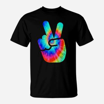 Cool Peace Hand Tie Dye For Boys And Girls T-Shirt | Crazezy UK