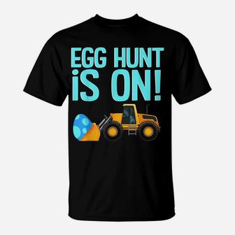 Cute Easter Shirt For Boys Awesome Dump Truck Egg Hunt Tee T-Shirt | Crazezy