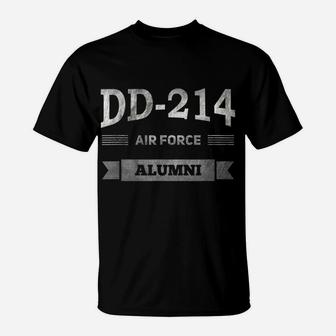 Dd-214 Air Force Alumni Vintage Veteran Birthday Military T-Shirt | Crazezy
