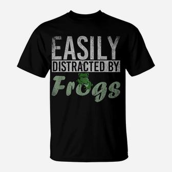 Easily Distracted By Frog T-Shirt | Crazezy UK