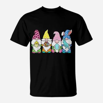 Easter Gnome Shirt Egg Hunting Women Spring Gnomes T-Shirt | Crazezy