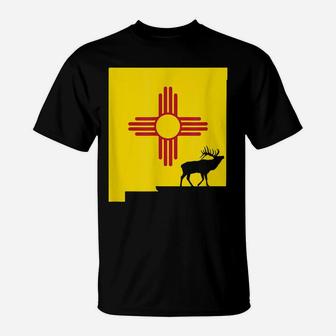 Elk Hunting New Mexico Design Gift For Bow Hunters T-Shirt | Crazezy AU