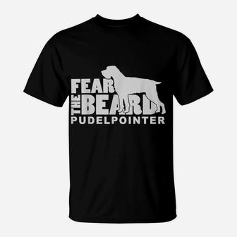 Fear The Beard - Pudelpointer Hunting Dog T-Shirt | Crazezy