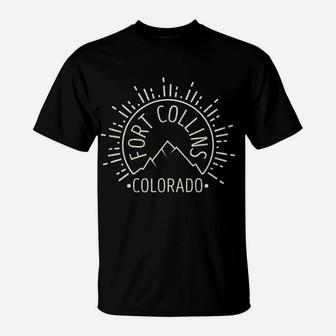 Fort Collins Colorado Souvenir Sweatshirt T-Shirt | Crazezy