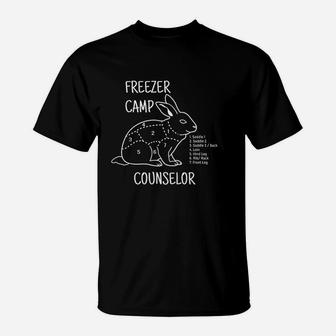 Freezer Camp Rabbit Meat - Funny Homestead And Hunter T-Shirt | Crazezy DE