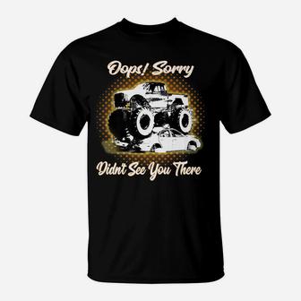 Funny Big Style Truck Shirt For Monster Size Car Fans T-Shirt | Crazezy