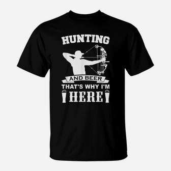 Funny Bow Hunting Archery Hunting Bow Hunter Gift T-Shirt | Crazezy CA