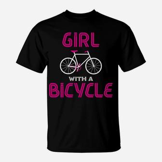 Funny Cycling Biking Bicycle Long Sleeve Shirt Women Girls T-Shirt | Crazezy