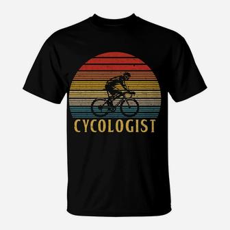 Funny Cycologist Shirt Bicycle Bike Rider Cool Gift Vintage T-Shirt | Crazezy