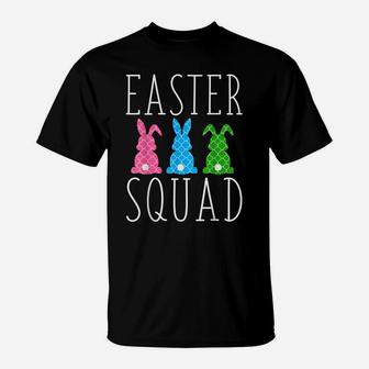 Funny Egg Hunting Family Matching Gift Set Easter Squad T-Shirt | Crazezy