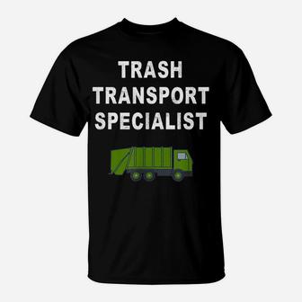 Funny Garbage Man Saying Trash Man Garbage Truck Driver Gift T-Shirt | Crazezy