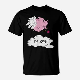 Funny Pig Lover Gift For Any Girl Who Loves Pigs T-Shirt | Crazezy