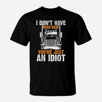 Funny Trucker Truck Driver Trucking Dads Father Men Gift T-Shirt | Crazezy UK